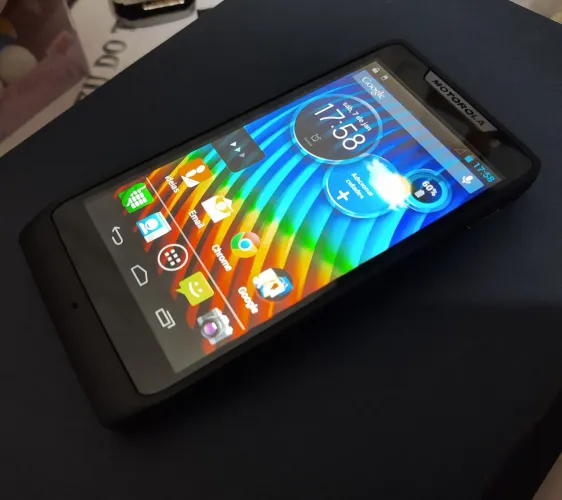 Motorola RAZr D3 defy celular antigo RELIQUIA impecável início Android 