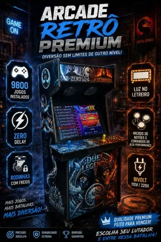 Fliperama Multijogos MK