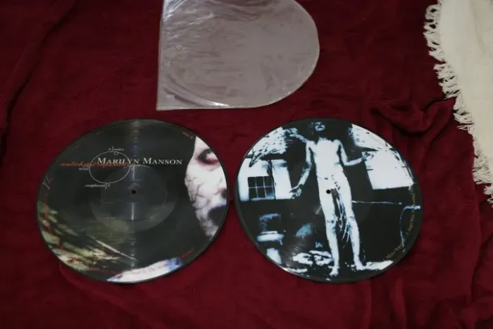 LP Marilyn Manson Antichrist Superstar picture disc oficial vinil original mega raro