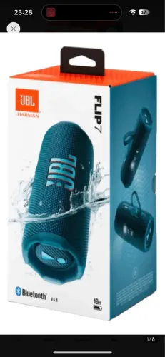 Jbl flip 7 azul zera semi nova