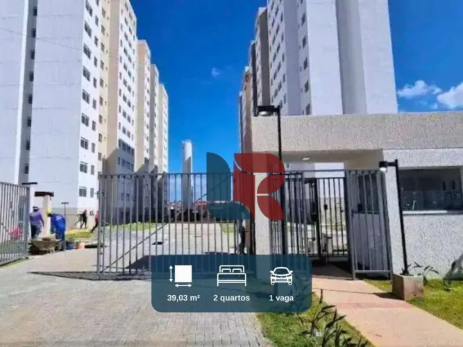 Apartamento com 2 dormitórios para alugar, 39 m² por R$ 1.506,00/mês - Itaperi - Fortaleza