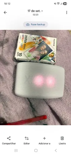 Impressora fujifilm instax mini link 2 branca
