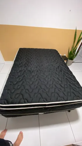 Cama Box - Casal Padrão - Molas ensacadas