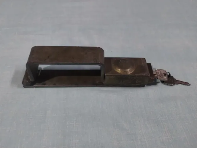 Trava Para Portão Com Cadeado 17x5x3