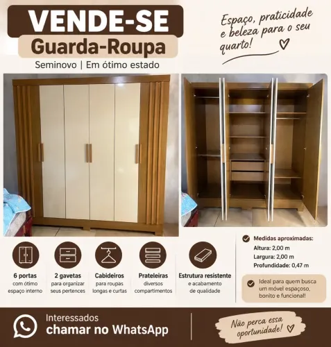Vende-Se guarda-roupa em perfeito estado