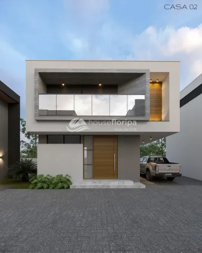 Incrível casa individual com duas suítes, moderna, dentro de condomínio à venda, Santo Ant