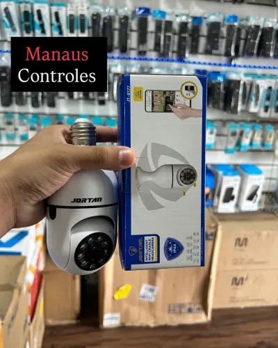 Câmera Wi-Fi 2.4GHz Estilo Lâmpada 360° ( Fazemos Entregas )