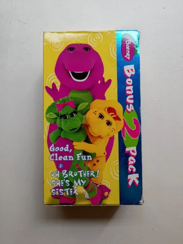Barney e Seus Amigos - Kit 2 VHS Originais (Importado) - Relíquia Colecionável - Raro