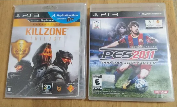 Jogos PS3 - Killzone Trilogy & PES 2011