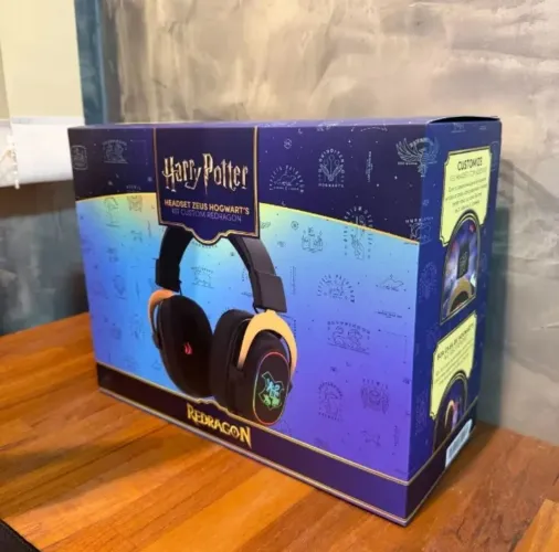 Headset Redragon Zeus Hogwarts 7.1 RGB LACRADO