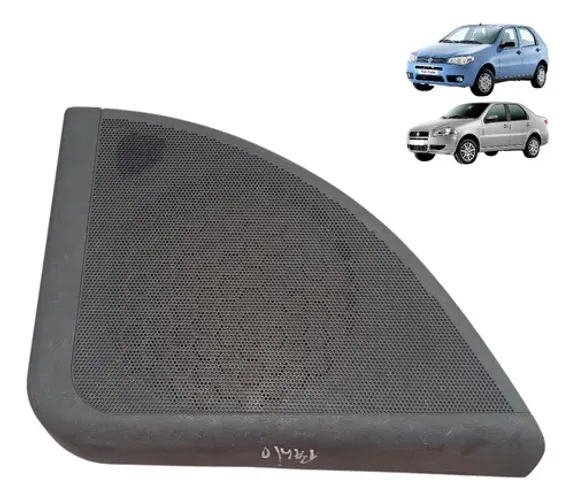 Tela Grade Alto Falante Traseiro Direito Fiat Palio Siena Cinza
