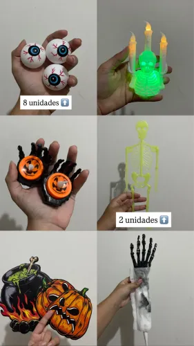 Kit decorações de Halloween