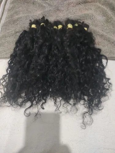 Cabelo humano cacheado de 38 a 40 cm