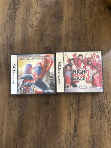 Jogos Spider-Man e High School Musical - Nintendo DS