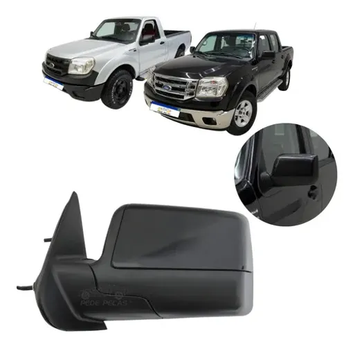 Retrovisor Manual Ford Ranger 2009 2010 2011 2012  