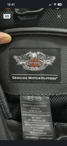 Colete Couro Original Harley Davidson - Genuine Motor Clothes