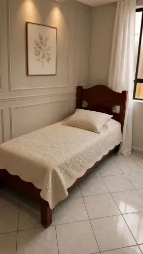 Cama de solteiro com colchão