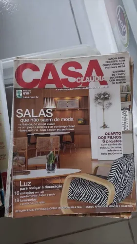 Revistas de decoração Casa Claudia, coleção. 