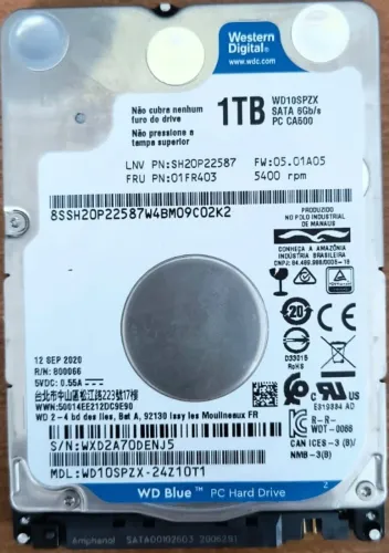HD 1T Notebook