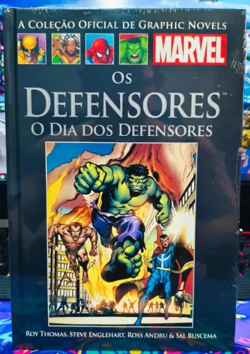 Salvat Capa Preta nº XXIII - Os Defensores - O Dia dos Defensores (LACRADA) Marvel HQ