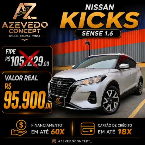 Nissan Kicks Sense 1.6 16V Flex AUT 2024