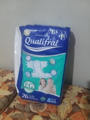 Fralda Geriátrica Qualifral EG - Pacote Aberto (Completo)