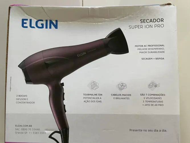 Secador de cabelo [Elgin] Super ion pro
