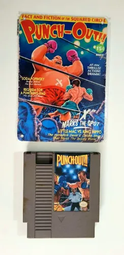 Jogo Punch-Out!! Classic Series (Nes / Nintendinho) - 100% Original + Placa Decorativa