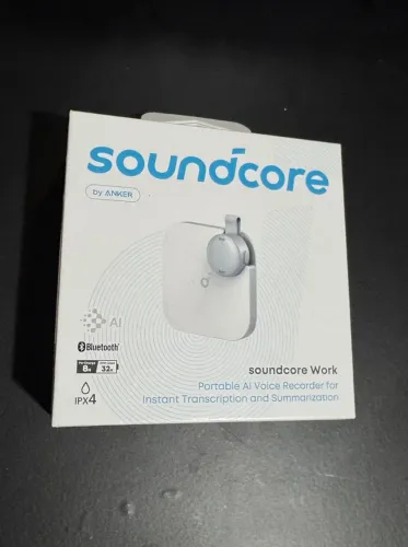 Gravador de voz com IA Anker Soundcore Work
