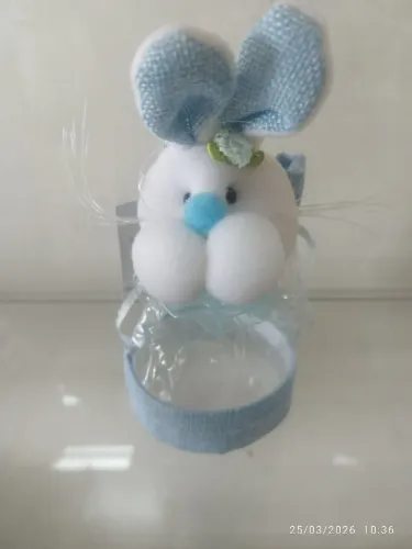 COELHO DE PELUCIA BOLSINHA