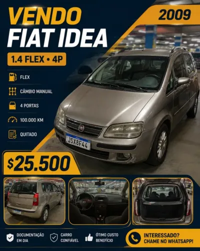 Fiat Idea ELX 1.4 MPI Fire Flex 8V 5P 2010
