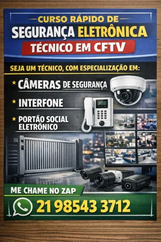 Curso de Segurança Eletrônica CFTV