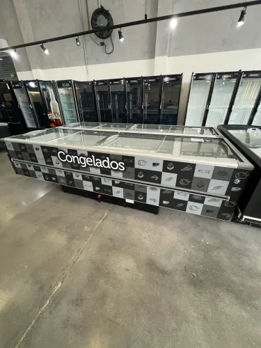 Ilha 3 metros congelados 1163L dupla função - pronta entrega