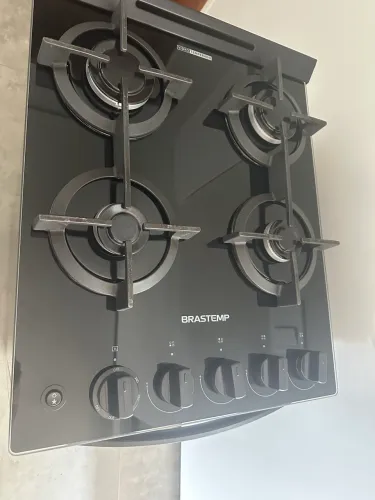 Fogão Brastemp preto