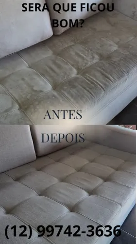 Faça a Higienização do seu Estofado!!