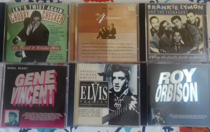 CDS ROCK 50 /60's lote 9 cds