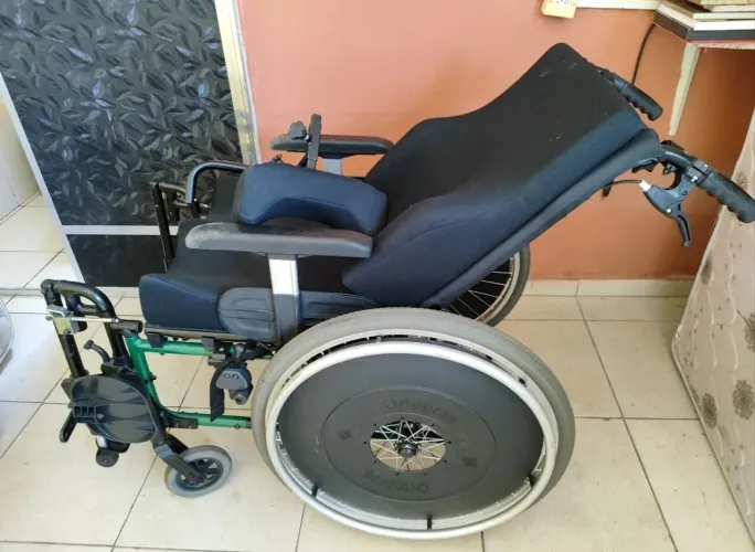 Cadeira de rodas ortobras reclinável 