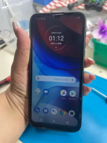Motorola E7 power + acessórios