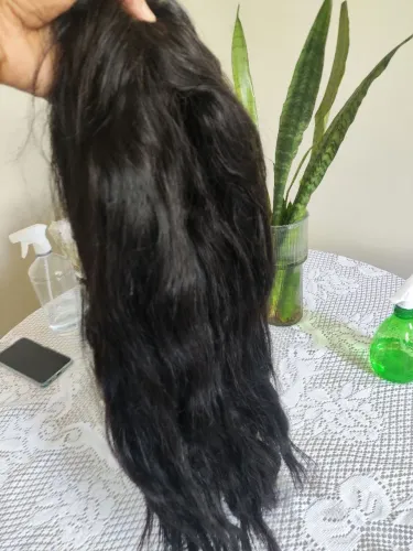 PERUCA LACE FRONT HD DENSIDADE 150, CABELO HUMANO, COM NOTA DE COMPRA, NOVA SEM USO