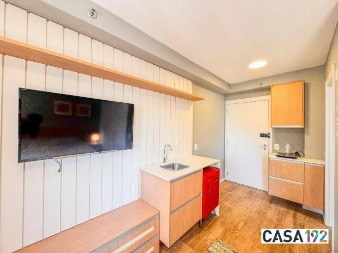 Apartamento com 1 dormitório para alugar, 21 m² por R$ 3.800,01/mês - Santo Amaro - São Pa