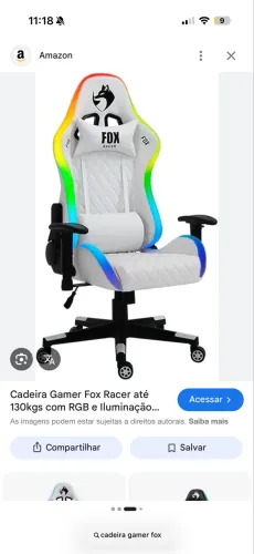 Cadeira Gamer Fox 