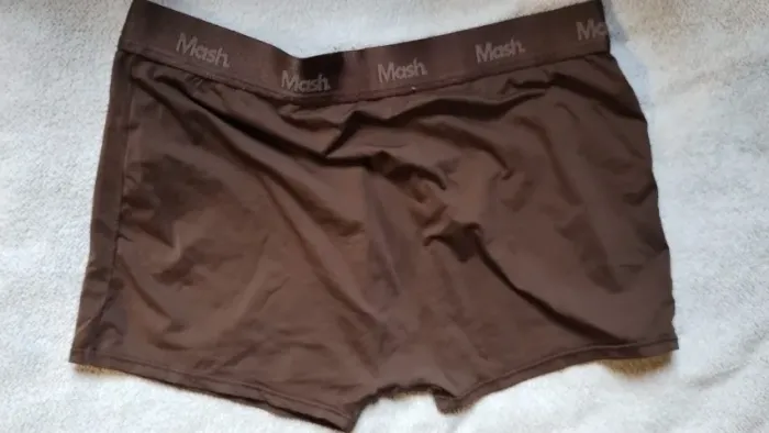 Cueca Boxer Mash Marrom tamanho G 1pç
