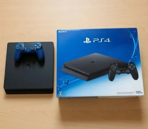 PS4 Slim + Controle Original + Jogos Instalados 