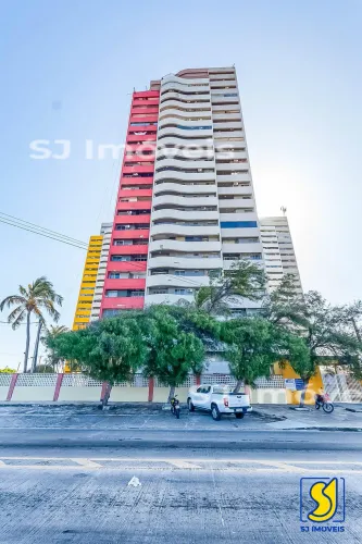 Apartamento vista mar com 2 suítes e lazer com piscina para alugar na Praia do Futuro