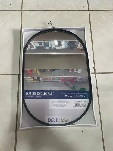 Espelho Decorativo Oval 40x60cm