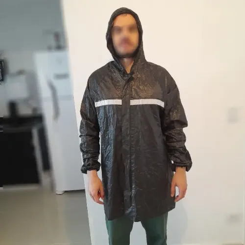  jaqueta de chuva semi impermeável g para 1,75m 