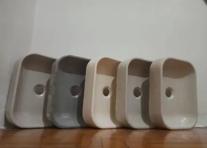 Cubas de concreto artesanal 37x27x8cm