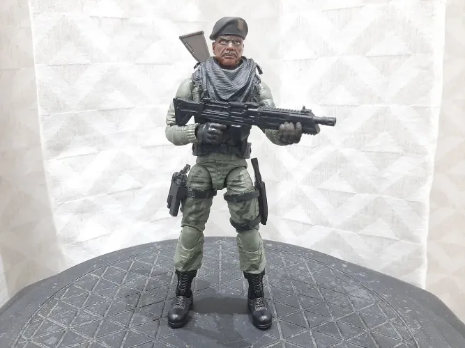 Figura de Ação GIJoe Classified SGT STALKER #46 Customizado Night Force (Loose)