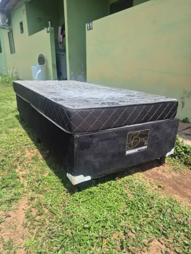 Cama box solteiro forte colchões
