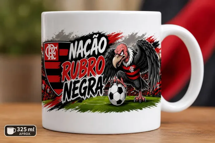 Caneca personalizada flamengo
